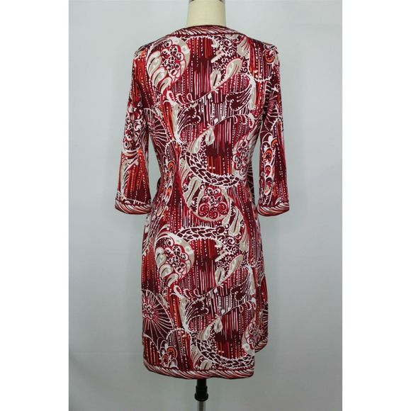BCBGMAXAZRIA Adele Wrap Dress Petite S NWT $180 - Picture 3 of 6